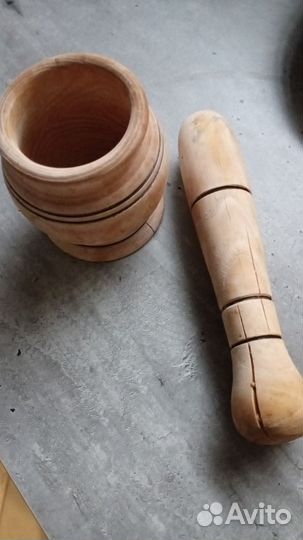 Тарелки, 6 шт ; нож складной СССР;ступка