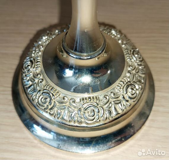 Подсвечники Queen Anne посеребрение с хранения