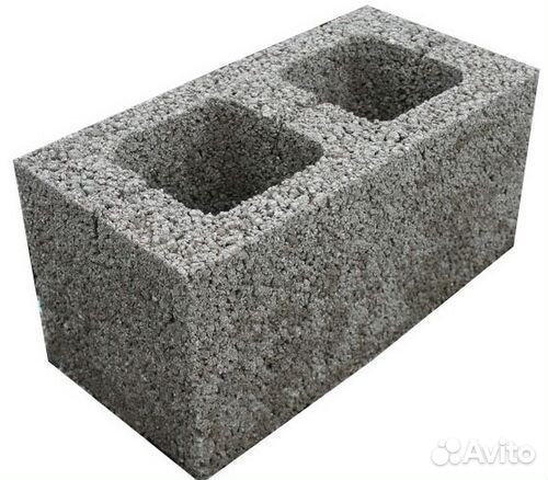 Блок керамзитобетонный стеновой 390x120x188