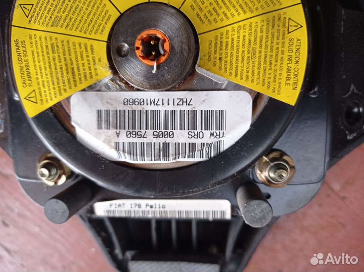 Подушка безопасности на fiat palio