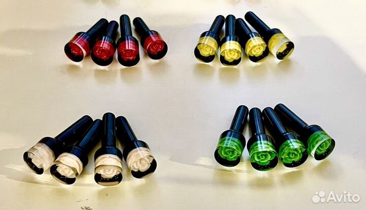 Комплект фиксаторы дверных замков Розочки,роза