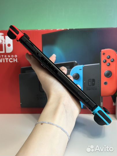 Прошитый Nintendo Switch 2rev (Чип/Игры/256gb)