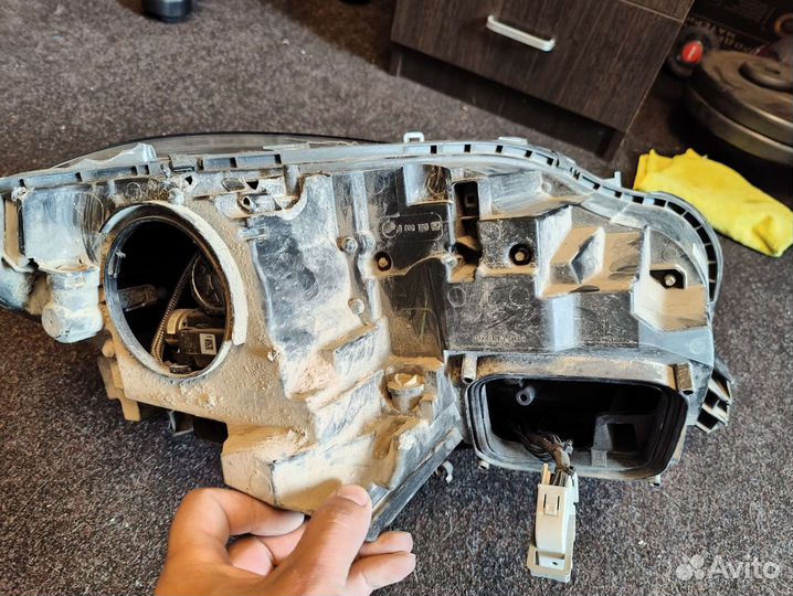 Фара левая Mercedes ml w166