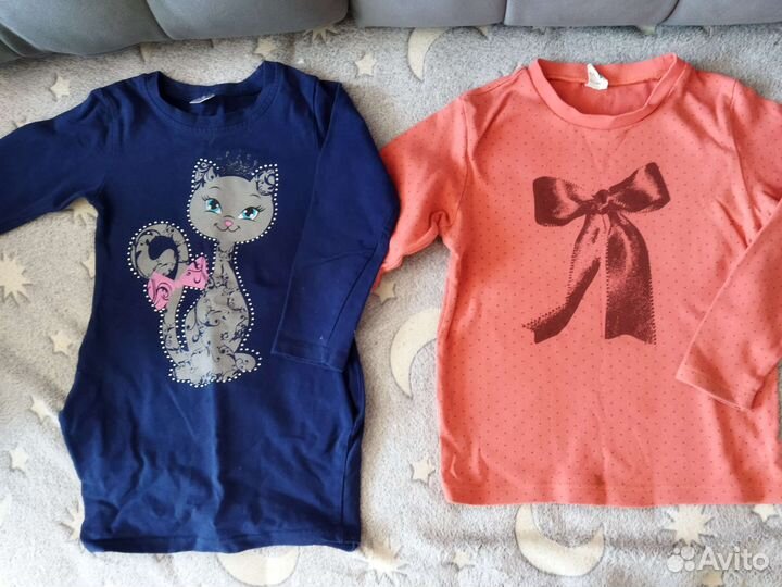 2 пакета вещей на девочку с 3 до 6 лет/обмен