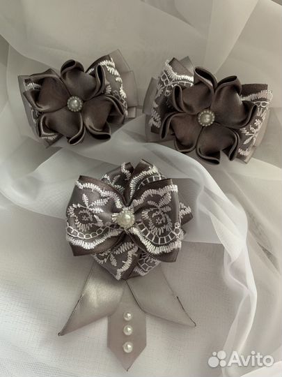 Украшения канзаши, наборы ручной работы