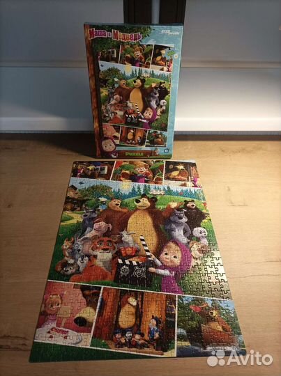 Пазл Венеция, Озеро в горах 1000 эл, Маша, 560 эл