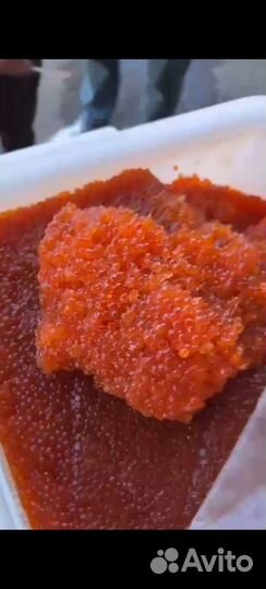 Икра красная горбуши и кеты
