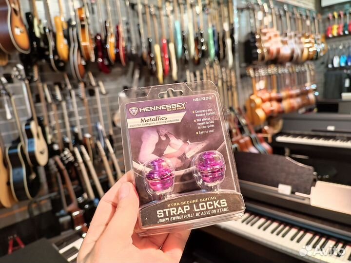 Фиолетовые стреплоки OnStage