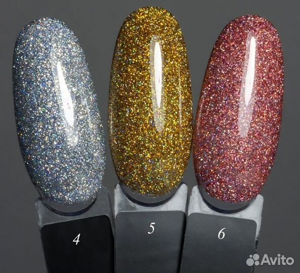 Гель-лак (светоотражающий цветной)