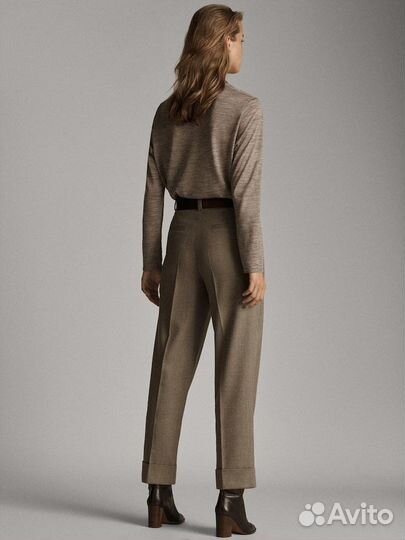 Шерстяные брюки Massimo dutti