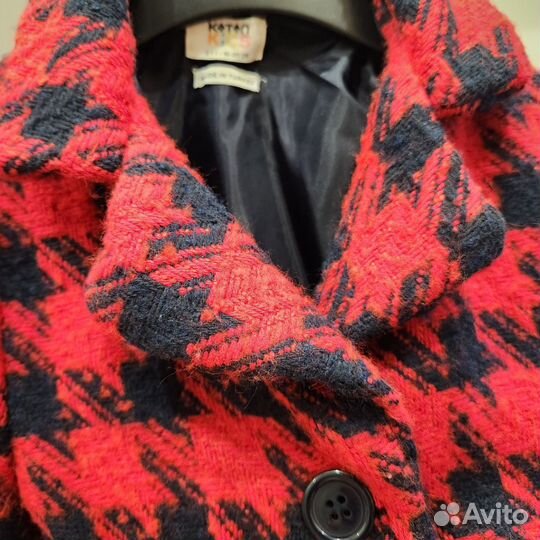 Пальто на девочку 98-104 бу