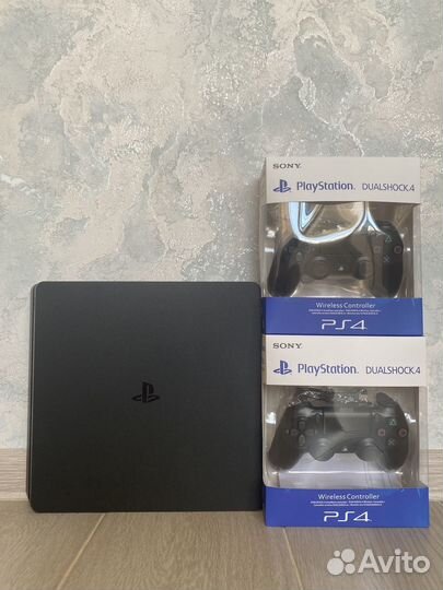 Sony PS4 slim + 140 игр