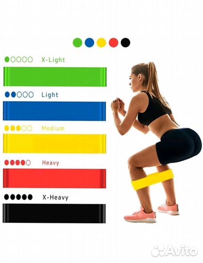 Фитнес резинки новые
