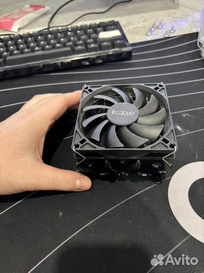 Низкопрофильный кулер pccooler 53mm 5 теплотрубок