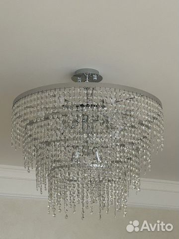 Люстра потолочная хрустальная