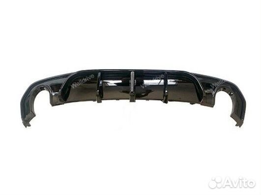 Диффузор BMW 4 G26 со стоп-сигналом черный тюнинг