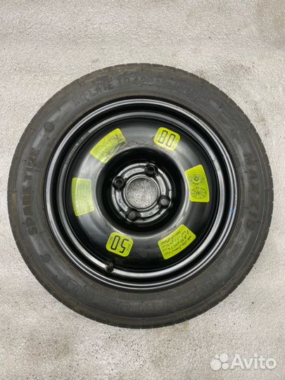 R15 Maxxis Spare Tire 125/80, PCD 4x108 DIA 65.1