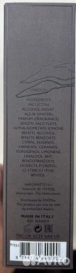 Духи мужские nasomatto - Pardon