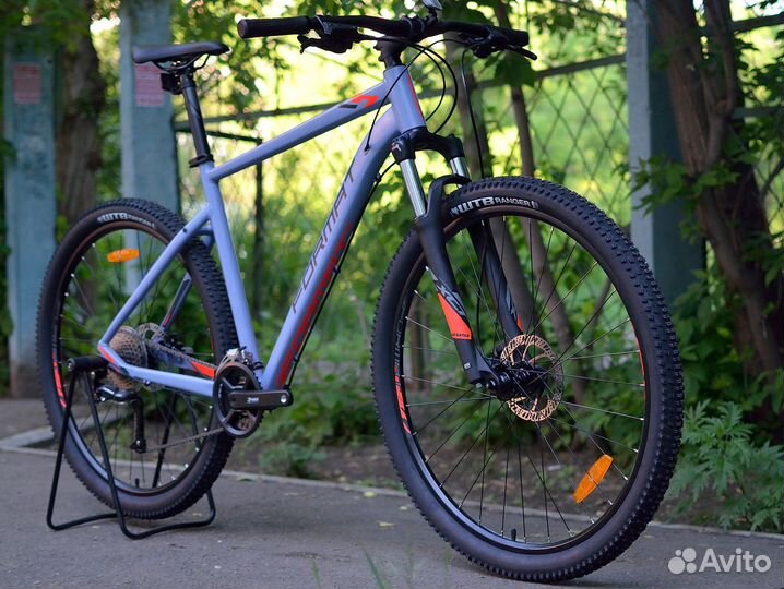 Велосипед горный Format 1413 d-29 2x9 (2021) M сер
