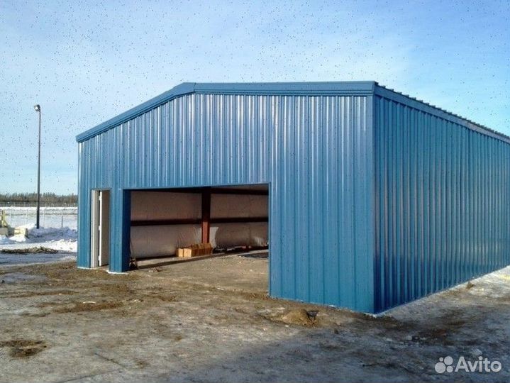 Ангар из металлоконструкций