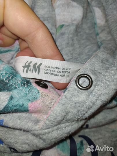Одежда для девочек пакетом H&M 98-104см
