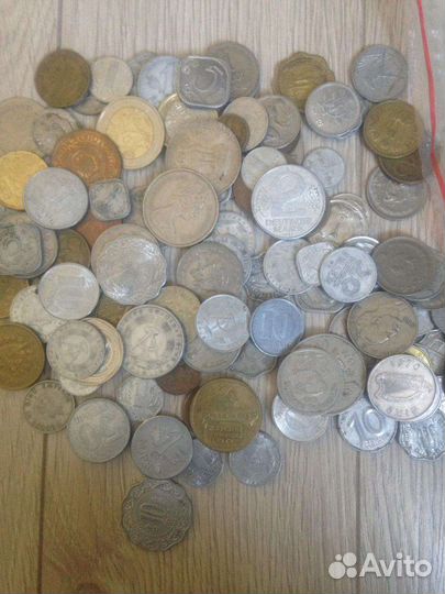 Большая коллекция совет.монет, иностр. и юбилейные