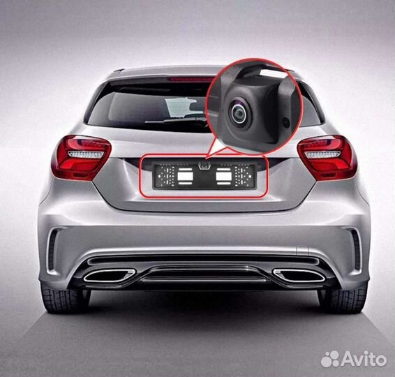 Камера заднего вида в номерной рамке