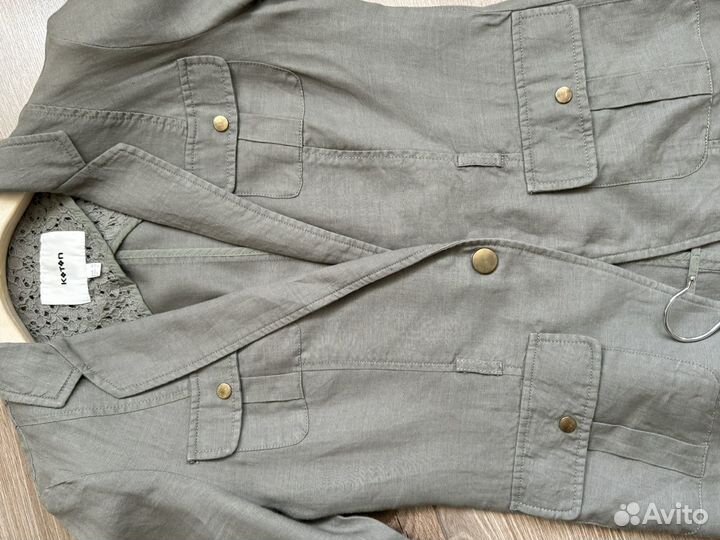 Костюм миллитари лен