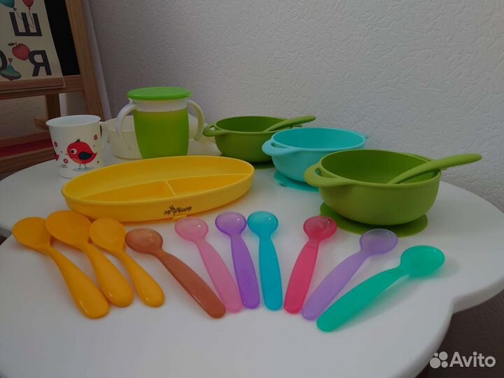 Набор детской посуды для кормления малыша