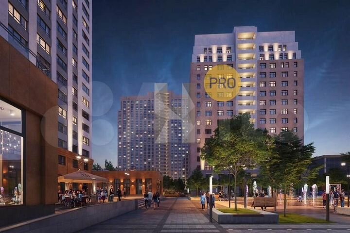 2-к. квартира, 55,4 м², 8/17 эт.