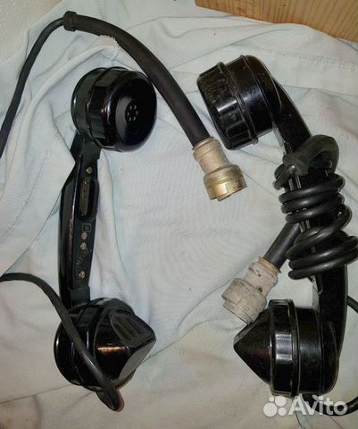 Бакелитовая телефонная трубка мт-17 СССР