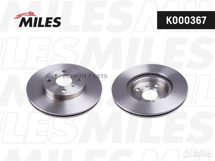 Miles K000367 Диск тормозной передний D255мм. toyo
