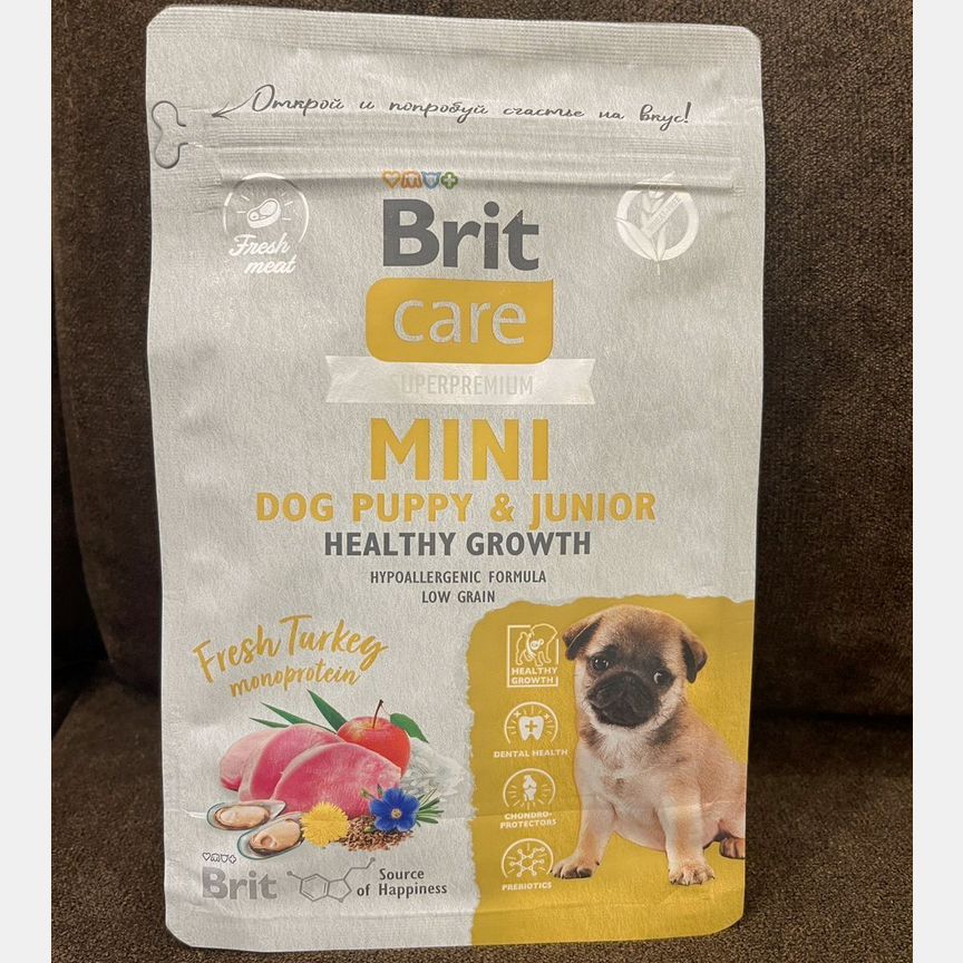 Корм для собак brit care