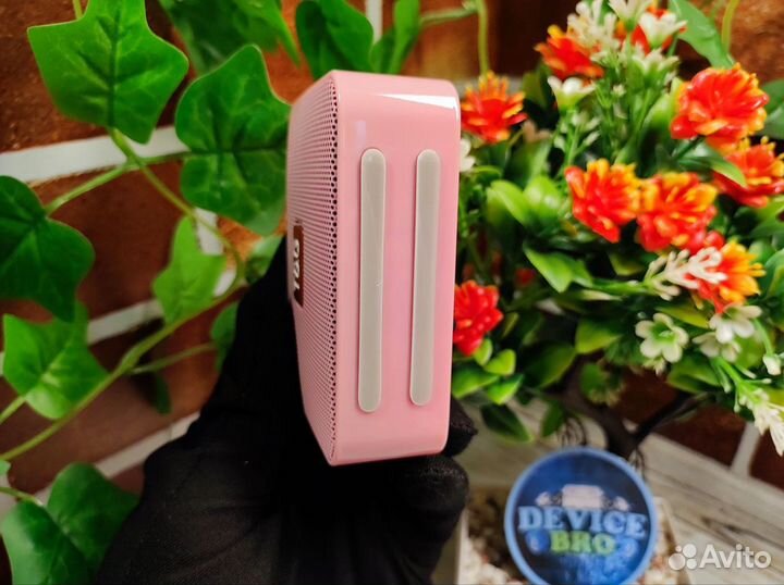 Портативная блютуз колонка TG-166 Pink