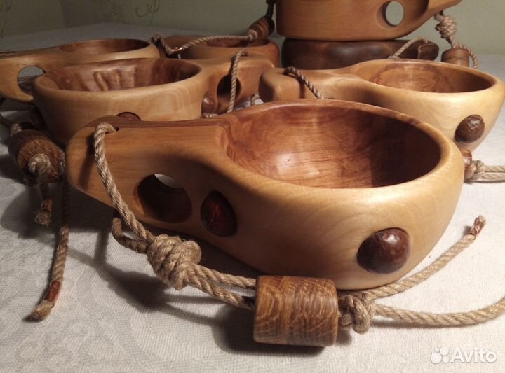 Кружка, кукса, кружка из дерева, ковш