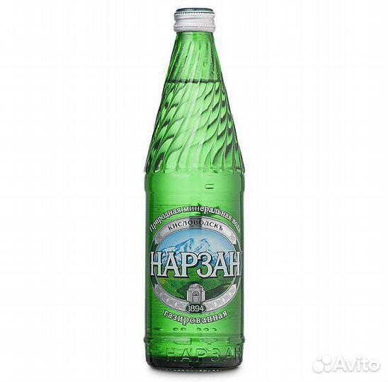 Минеральная вода Нарзан газированная 500мл (опт)