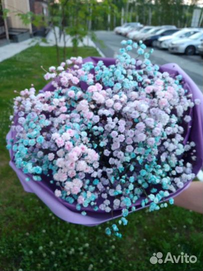 Букет цветов из гипсофилы, доставка