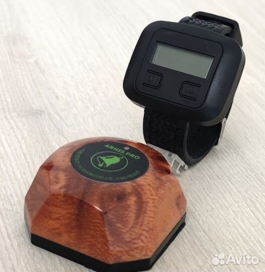 Кнопка вызова официанта и часы пейджер Эконом