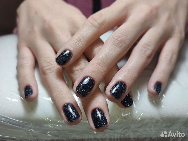 Маникюр наращивание покрытие на дому