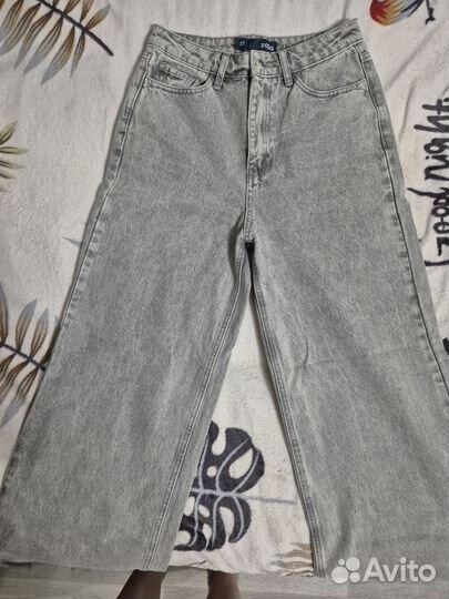 Джинсы женские широкие