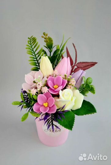 Букет из мыла