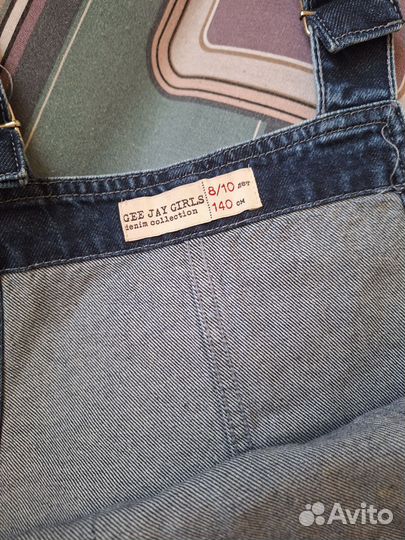 Джинсовый сарафан для девочки