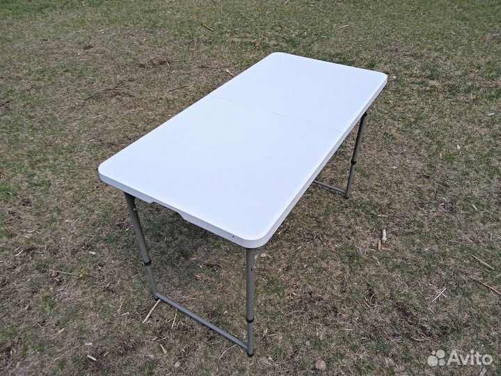 Стол складной усиленный 121х61х74 см