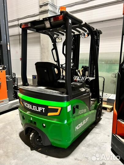 3х опорный электропогрузчик 2 тонны 6000мм Li-ion