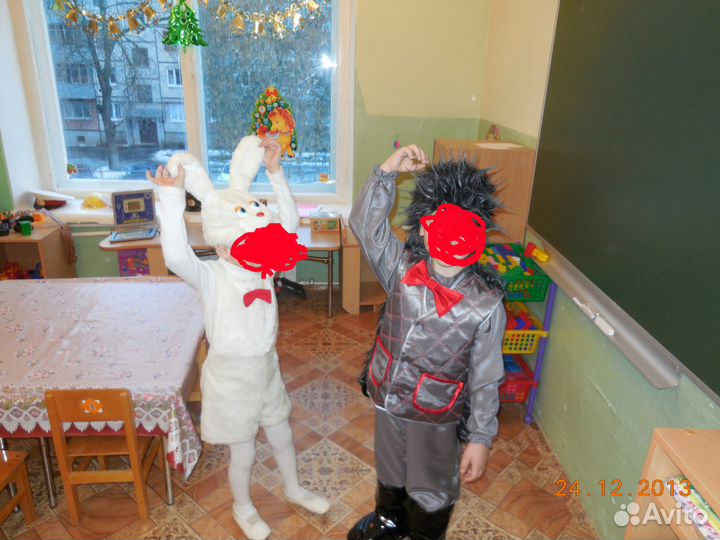 Новогодний костюм ежа