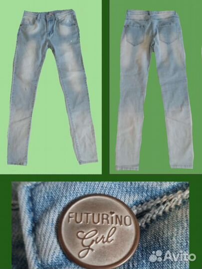 Джинсы,Жилет,Платье на рост 152 см для девочки