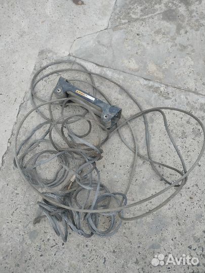 Трос и клюз для лебедки