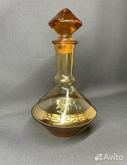 Штоф и 6 стопок Богемия Чехословакия