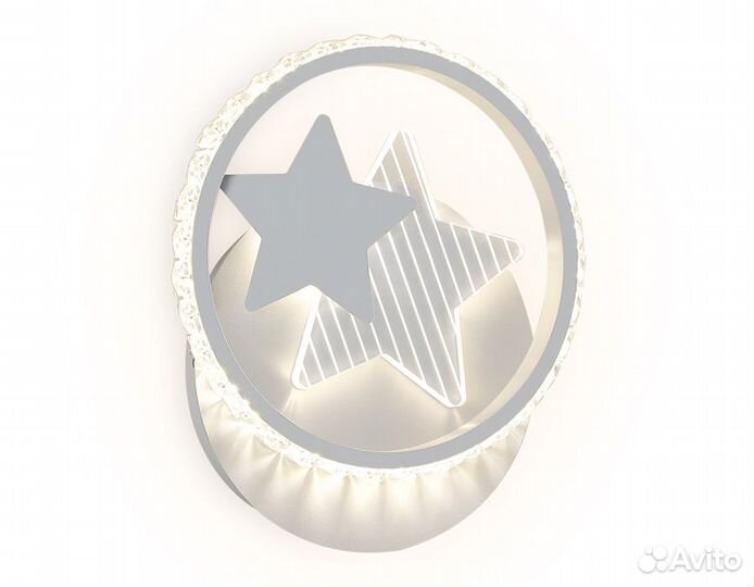 Настенный светодиодный светильник с выключателем A