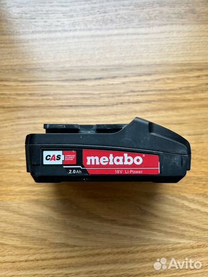 Зарядное Metabo SC 30 + аккумулятор Metabo 2Ah 18в